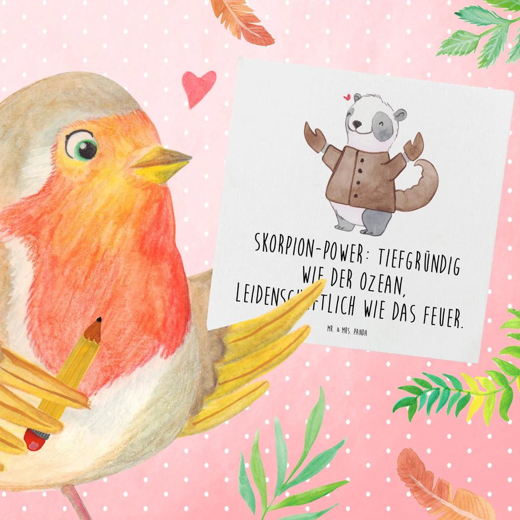 Deluxe Karte Skorpion Astrologie Hochwertige Grußkarte, Klappkarte, Karte, Geburtstagskarte, Glückwunschkarte, Hochwertige Klappkarte, Grußkarte, Einladungskarte, Hochzeitskarte, Tierkreiszeichen, Sternzeichen, Horoskop, Astrologie, Aszendent, Geburtstagsgeschenk, Geschenk, Skorpion