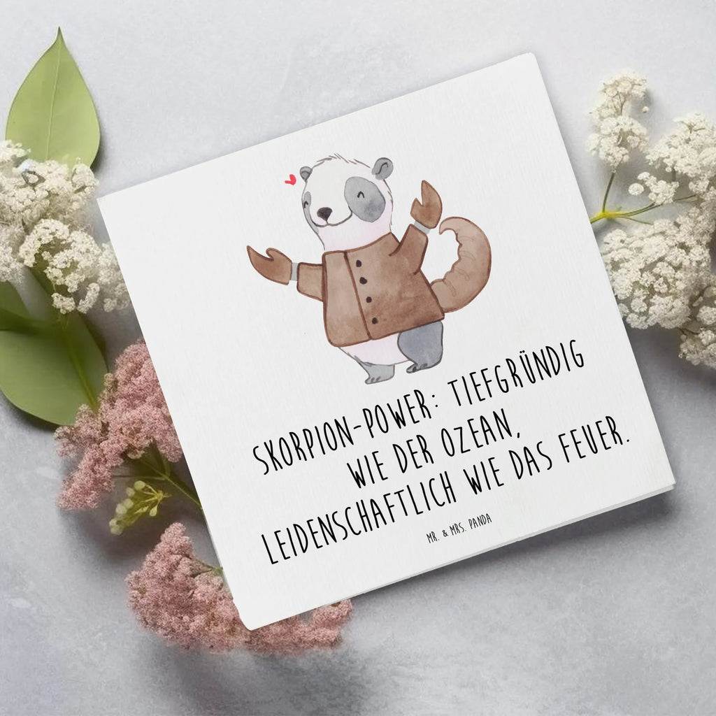 Deluxe Karte Skorpion Astrologie Hochwertige Grußkarte, Klappkarte, Karte, Geburtstagskarte, Glückwunschkarte, Hochwertige Klappkarte, Grußkarte, Einladungskarte, Hochzeitskarte, Tierkreiszeichen, Sternzeichen, Horoskop, Astrologie, Aszendent, Geburtstagsgeschenk, Geschenk, Skorpion