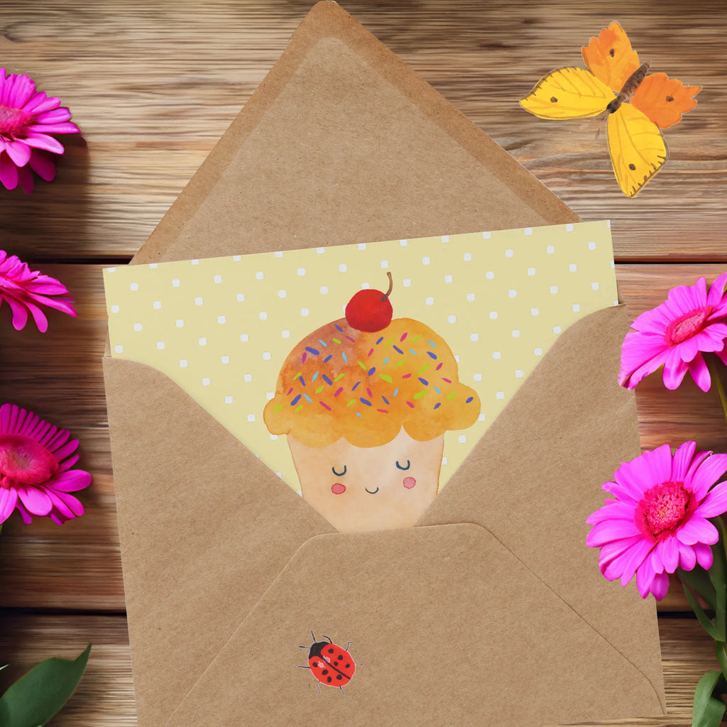 Deluxe Card Cupcake Grußkarte, Hochwertige Grußkarte, Karte, Hochzeitskarte, Geburtstagskarte, Klappkarte, Hochwertige Klappkarte, Glückwunschkarte, Einladungskarte, Tiermotive, Gute Laune, lustige Sprüche, Tiere, Geschenk Koch, Backen Geschenk, Küche Spruch, Muffin, Motivation Sprüche, Küche Deko, Wunder, Cupcakes