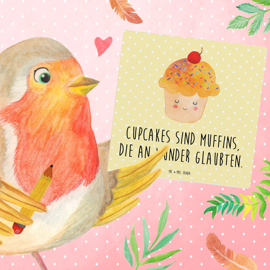 Deluxe Card Cupcake Grußkarte, Hochwertige Grußkarte, Karte, Hochzeitskarte, Geburtstagskarte, Klappkarte, Hochwertige Klappkarte, Glückwunschkarte, Einladungskarte, Tiermotive, Gute Laune, lustige Sprüche, Tiere, Geschenk Koch, Backen Geschenk, Küche Spruch, Muffin, Motivation Sprüche, Küche Deko, Wunder, Cupcakes