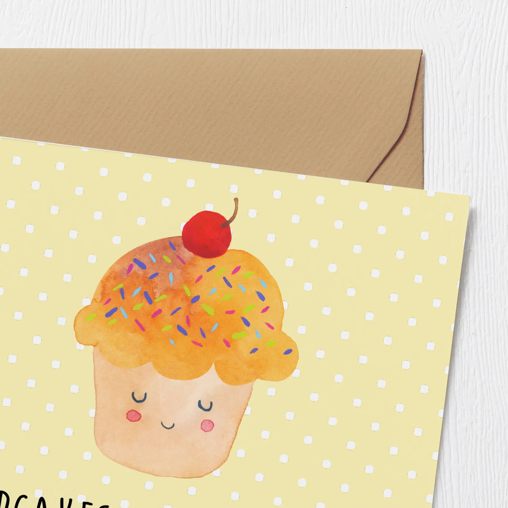 Deluxe Card Cupcake Grußkarte, Hochwertige Grußkarte, Karte, Hochzeitskarte, Geburtstagskarte, Klappkarte, Hochwertige Klappkarte, Glückwunschkarte, Einladungskarte, Tiermotive, Gute Laune, lustige Sprüche, Tiere, Geschenk Koch, Backen Geschenk, Küche Spruch, Muffin, Motivation Sprüche, Küche Deko, Wunder, Cupcakes