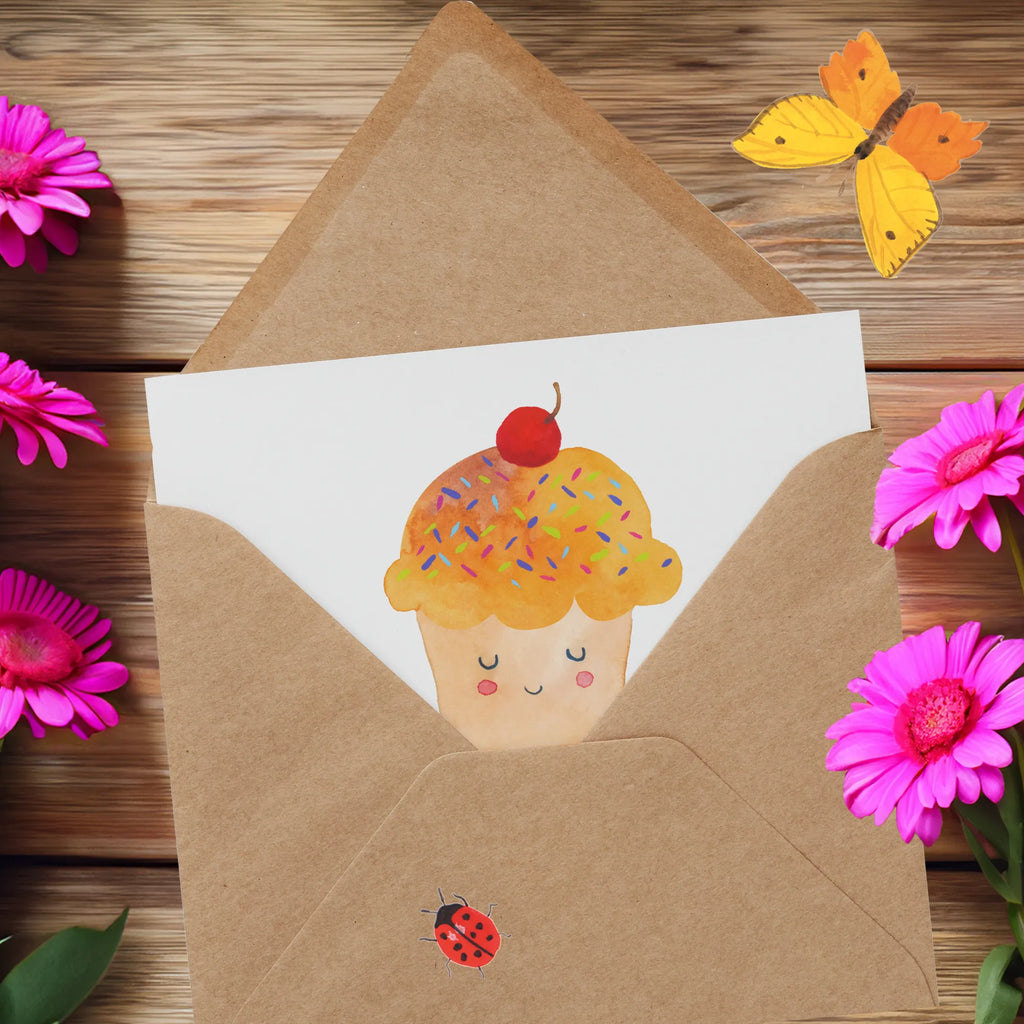 Deluxe Card Cupcake Grußkarte, Hochwertige Grußkarte, Karte, Hochzeitskarte, Geburtstagskarte, Klappkarte, Hochwertige Klappkarte, Glückwunschkarte, Einladungskarte, Tiermotive, Gute Laune, lustige Sprüche, Tiere, Geschenk Koch, Backen Geschenk, Küche Spruch, Muffin, Motivation Sprüche, Küche Deko, Wunder, Cupcakes