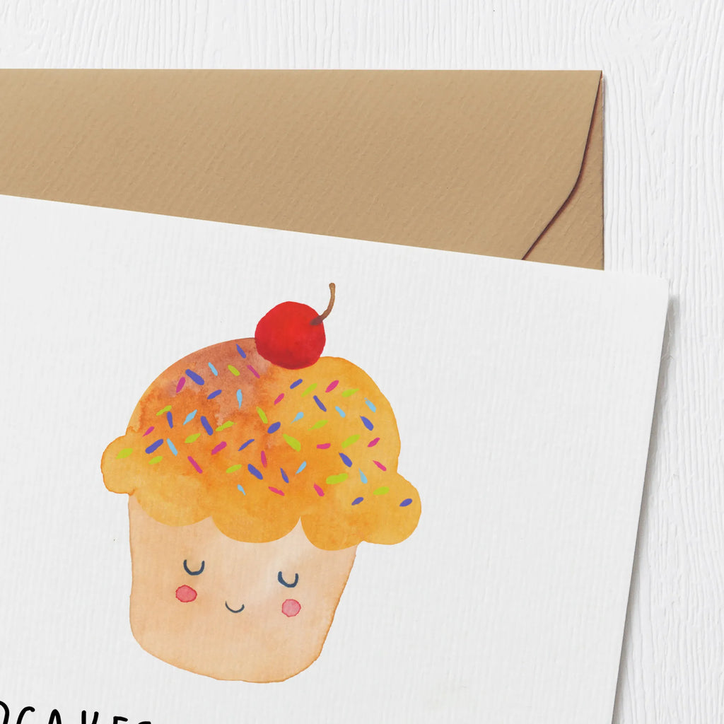 Deluxe Card Cupcake Grußkarte, Hochwertige Grußkarte, Karte, Hochzeitskarte, Geburtstagskarte, Klappkarte, Hochwertige Klappkarte, Glückwunschkarte, Einladungskarte, Tiermotive, Gute Laune, lustige Sprüche, Tiere, Geschenk Koch, Backen Geschenk, Küche Spruch, Muffin, Motivation Sprüche, Küche Deko, Wunder, Cupcakes