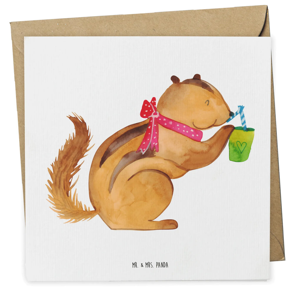 Deluxe Card Squirrel smoothies Einladungskarte, Hochwertige Klappkarte, Hochwertige Grußkarte, Grußkarte, Glückwunschkarte, Karte, Hochzeitskarte, Geburtstagskarte, Klappkarte, Tiermotive, Gute Laune, lustige Sprüche, Tiere, Eichhörnchen, Abnehmen, Green Smoothies, Streifenhörnchen, Diät
