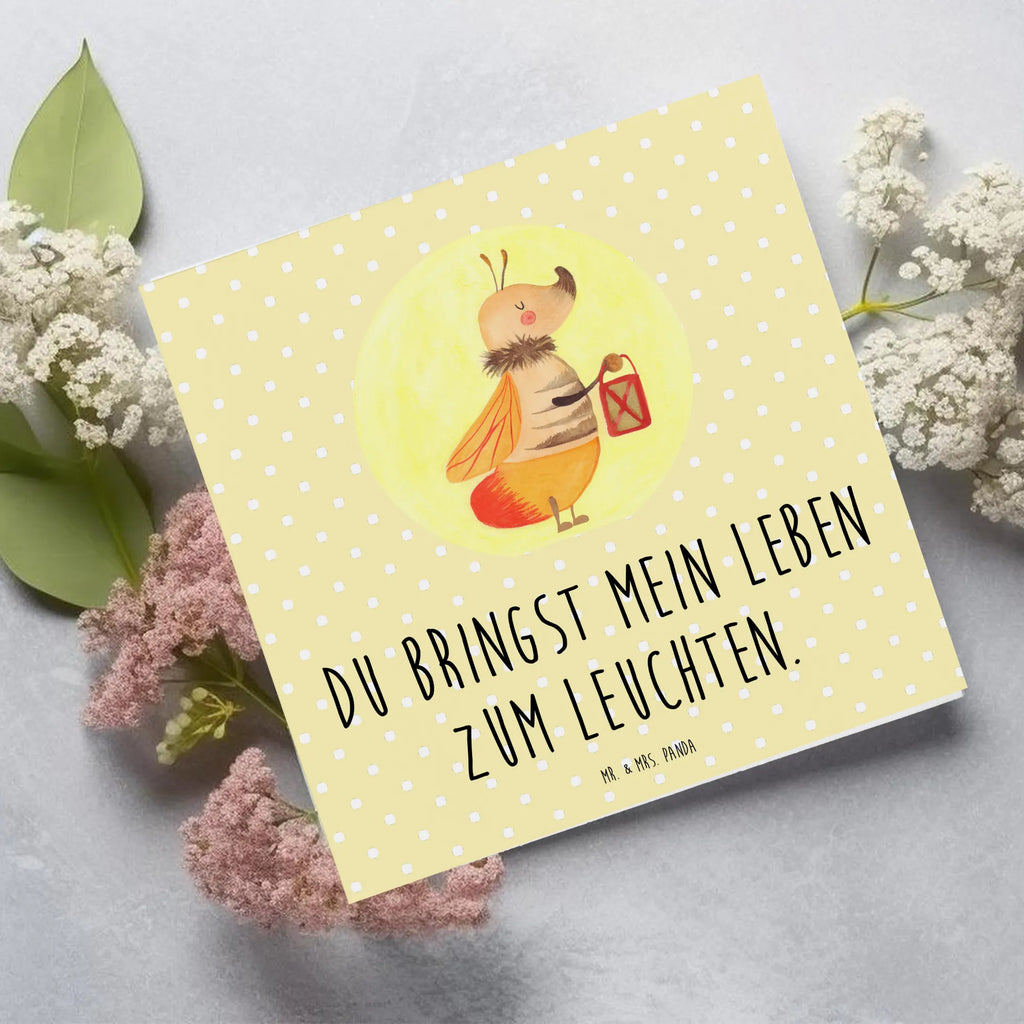 Deluxe Karte Glühwürmchen Einladungskarte, Geburtstagskarte, Karte, Hochzeitskarte, Hochwertige Klappkarte, Hochwertige Grußkarte, Grußkarte, Glückwunschkarte, Klappkarte, Tiermotive, Gute Laune, lustige Sprüche, Tiere, Leuchten, Verlobung, Falter, Heiratsantrag, Jahrestag, Lieblingsmensch, Glühwürmchen, Liebesspruch, Liebesbeweis, Glühwurm, magisch, Liebe