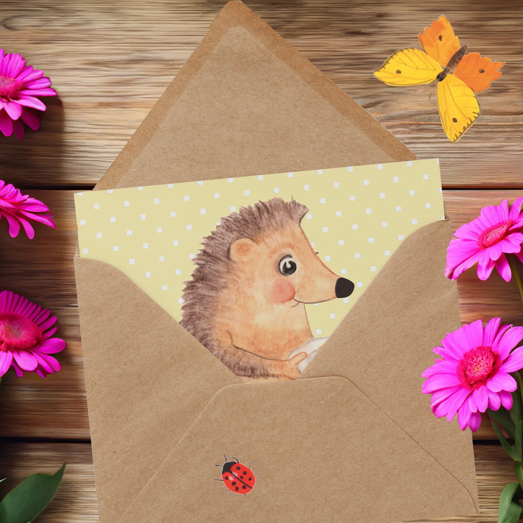 Deluxe Karte Igel Kuchenstück Hochzeitskarte, Karte, Grußkarte, Einladungskarte, Klappkarte, Hochwertige Grußkarte, Geburtstagskarte, Glückwunschkarte, Hochwertige Klappkarte, Tiermotive, Gute Laune, lustige Sprüche, Tiere, Geburtstagskuchen, Igel, Einladung Party, Essen Spruch, Kuchen, Kuchen backen, Backen Geschenk, Torte