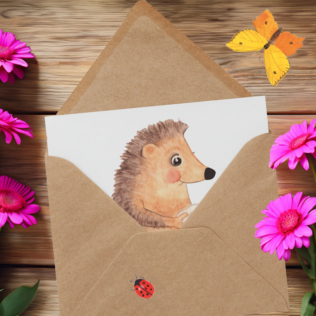 Deluxe Karte Igel Kuchenstück Hochzeitskarte, Karte, Grußkarte, Einladungskarte, Klappkarte, Hochwertige Grußkarte, Geburtstagskarte, Glückwunschkarte, Hochwertige Klappkarte, Tiermotive, Gute Laune, lustige Sprüche, Tiere, Geburtstagskuchen, Igel, Einladung Party, Essen Spruch, Kuchen, Kuchen backen, Backen Geschenk, Torte