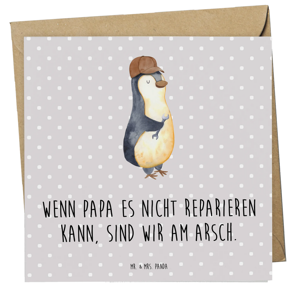 Deluxe Karte Wenn Papa es nicht reparieren kann, sind wir am Arsch Karte, Hochzeitskarte, Hochwertige Grußkarte, Grußkarte, Einladungskarte, Geburtstagskarte, Hochwertige Klappkarte, Glückwunschkarte, Klappkarte, Familie, Vatertag, Muttertag, Bruder, Schwester, Mama, Papa, Oma, Opa, Geschenk Papa, Bester Papa der Welt, Vater