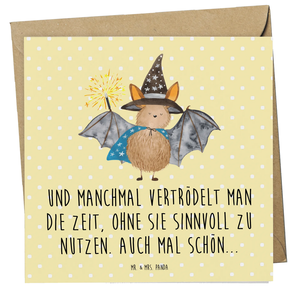 Deluxe Karte Fledermaus Zauberer Hochzeitskarte, Hochwertige Klappkarte, Klappkarte, Einladungskarte, Geburtstagskarte, Grußkarte, Hochwertige Grußkarte, Glückwunschkarte, Karte, Tiermotive, Gute Laune, lustige Sprüche, Tiere, reinsteigern, Fledermäuse, Zauberer, Magier, Frauen, Fledermaus