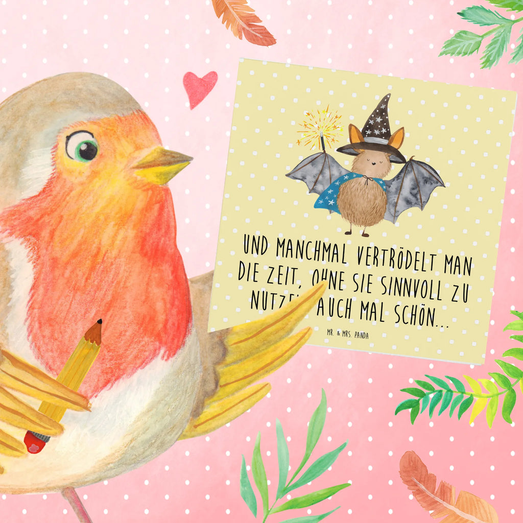 Deluxe Karte Fledermaus Zauberer Hochzeitskarte, Hochwertige Klappkarte, Klappkarte, Einladungskarte, Geburtstagskarte, Grußkarte, Hochwertige Grußkarte, Glückwunschkarte, Karte, Tiermotive, Gute Laune, lustige Sprüche, Tiere, reinsteigern, Fledermäuse, Zauberer, Magier, Frauen, Fledermaus