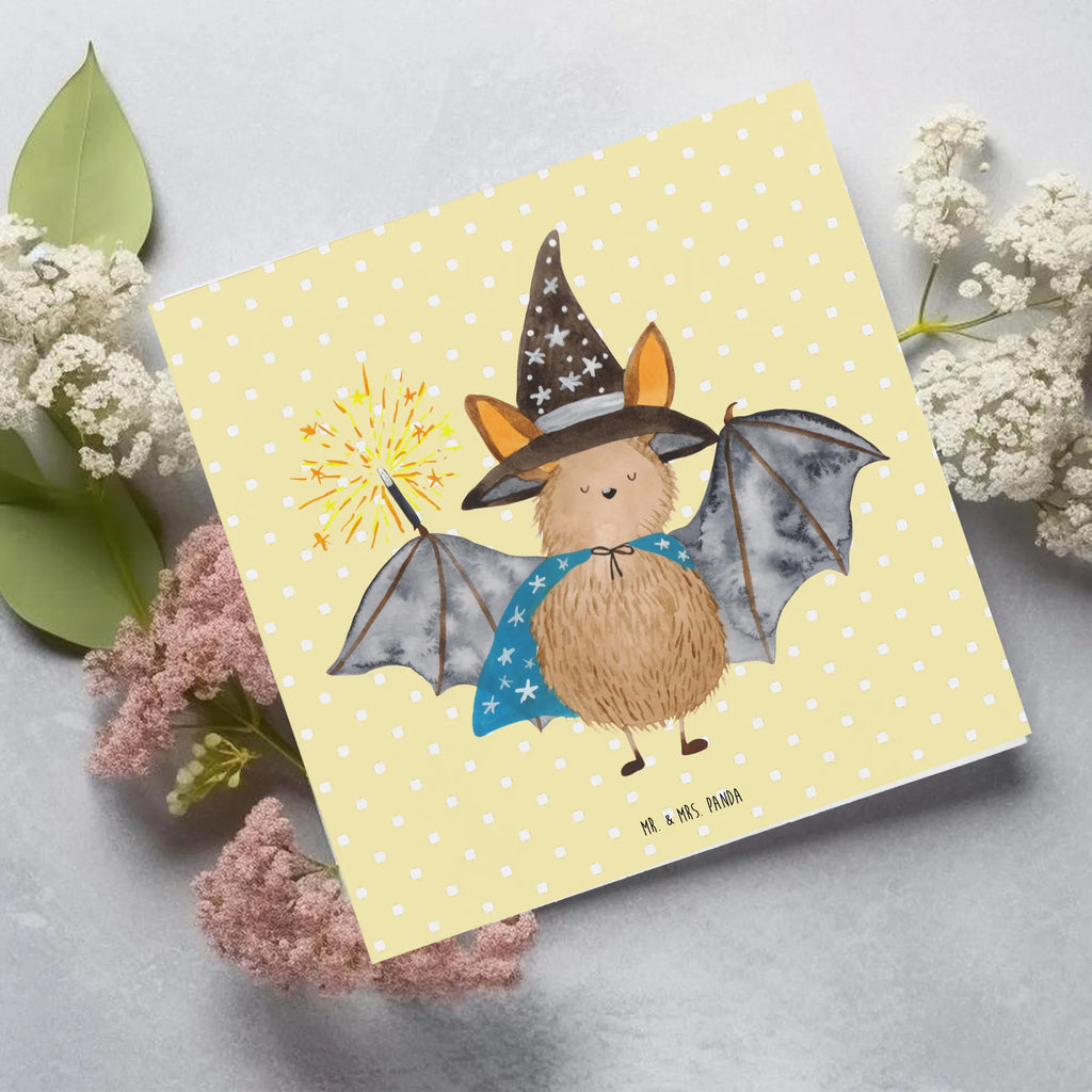 Deluxe Karte Fledermaus Zauberer Hochzeitskarte, Hochwertige Klappkarte, Klappkarte, Einladungskarte, Geburtstagskarte, Grußkarte, Hochwertige Grußkarte, Glückwunschkarte, Karte, Tiermotive, Gute Laune, lustige Sprüche, Tiere, reinsteigern, Fledermäuse, Zauberer, Magier, Frauen, Fledermaus