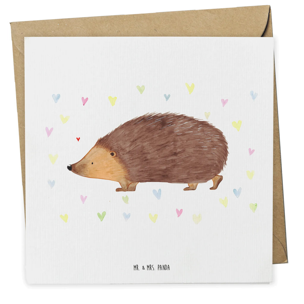 Deluxe Karte Igel Herzen Karte, Einladungskarte, Glückwunschkarte, Geburtstagskarte, Grußkarte, Klappkarte, Hochwertige Klappkarte, Hochzeitskarte, Hochwertige Grußkarte, Tiermotive, Gute Laune, lustige Sprüche, Tiere, Vertrauen, Herzen, Liebe, Herz, Leben, Igel, Kuss