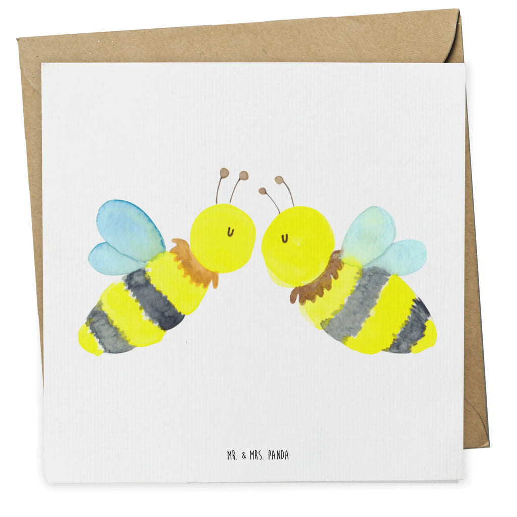 Deluxe Karte Biene Liebe Hochwertige Klappkarte, Hochzeitskarte, Grußkarte, Glückwunschkarte, Klappkarte, Geburtstagskarte, Karte, Hochwertige Grußkarte, Einladungskarte, Biene, Wespe, Hummel