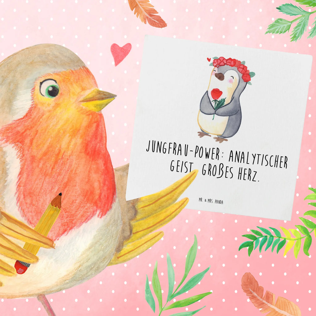 Deluxe Card Virgin Astrology Klappkarte, Glückwunschkarte, Hochwertige Grußkarte, Geburtstagskarte, Grußkarte, Einladungskarte, Hochwertige Klappkarte, Hochzeitskarte, Karte, Tierkreiszeichen, Sternzeichen, Horoskop, Astrologie, Aszendent, Geschenke für Frauen, Geschenke Jungfrau, Jungfrau, Geburtstagsgeschenk