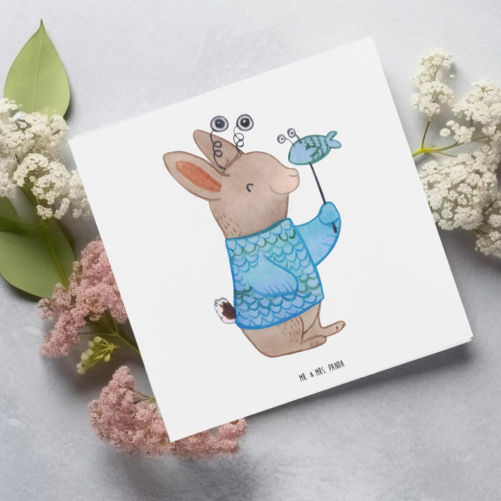 Deluxe Card Fish Astrology Karte, Geburtstagskarte, Glückwunschkarte, Hochzeitskarte, Grußkarte, Hochwertige Grußkarte, Klappkarte, Einladungskarte, Hochwertige Klappkarte, Tierkreiszeichen, Sternzeichen, Horoskop, Astrologie, Aszendent, Geschenkidee zum Geburtstag, Fischer, Geburtstagsgeschenk