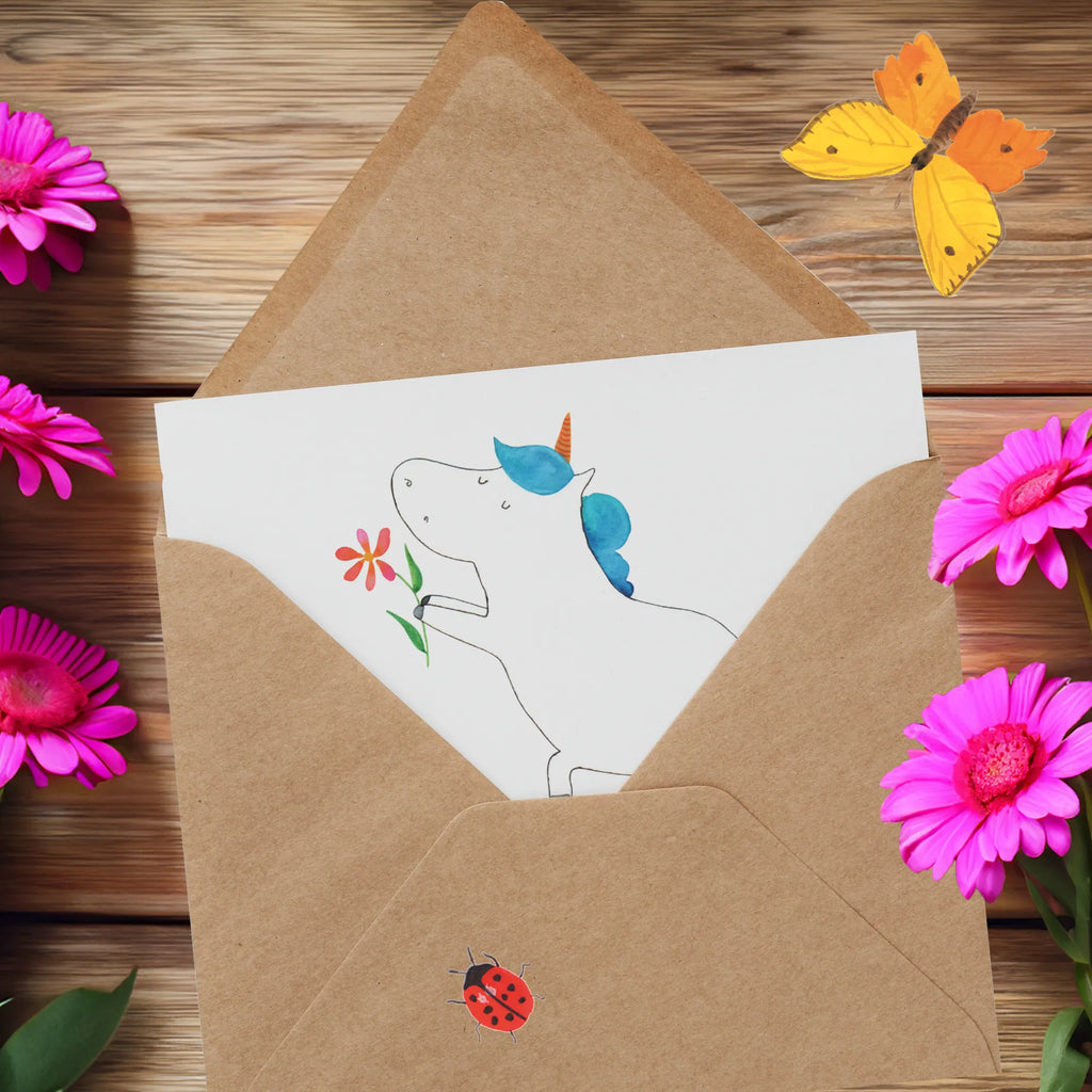 Deluxe Karte Einhorn Blume Hochwertige Klappkarte, Klappkarte, Grußkarte, Geburtstagskarte, Hochzeitskarte, Karte, Einladungskarte, Glückwunschkarte, Hochwertige Grußkarte, Einhorn, Einhörner, Einhorn Deko, Unicorn, Antrag, heiraten, Liebe, Freundin, Freund, Liebesbeweis, Partner, Pärchen, Ehepaar, Heiratsantrag, Verlobung, Ehe