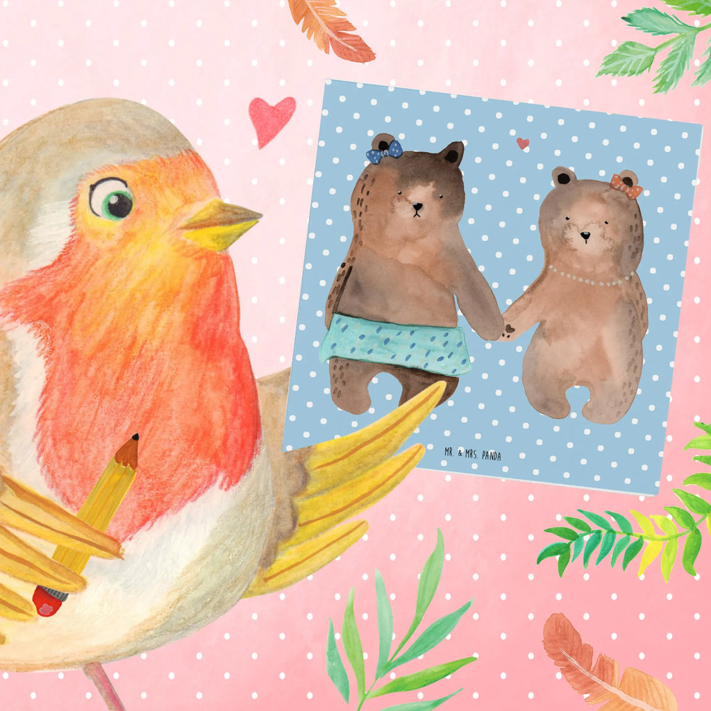 Deluxe Karte Bär Freundin Klappkarte, Einladungskarte, Glückwunschkarte, Hochwertige Grußkarte, Karte, Grußkarte, Hochwertige Klappkarte, Hochzeitskarte, Geburtstagskarte, Bär, Teddy, Teddybär, Bär Freundin Beste Freund Liebe Liebesbeweis Verliebt Kumpel Kumpeliene