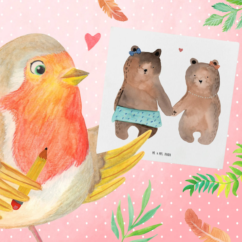 Deluxe Karte Bär Freundin Klappkarte, Einladungskarte, Glückwunschkarte, Hochwertige Grußkarte, Karte, Grußkarte, Hochwertige Klappkarte, Hochzeitskarte, Geburtstagskarte, Bär, Teddy, Teddybär, Bär Freundin Beste Freund Liebe Liebesbeweis Verliebt Kumpel Kumpeliene