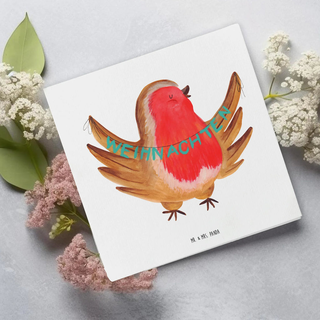 Deluxe Karte Rotkehlchen Weihnachten Karte, Grußkarte, Klappkarte, Einladungskarte, Hochwertige Klappkarte, Hochzeitskarte, Hochwertige Grußkarte, Glückwunschkarte, Geburtstagskarte, Winter, Weihnachten, Weihnachtsdeko, Nikolaus, Advent, Heiligabend, Wintermotiv, Frohe Weihnachten, Weihnachtsmotiv, xmas, Vogel, Weihnachtsgruß