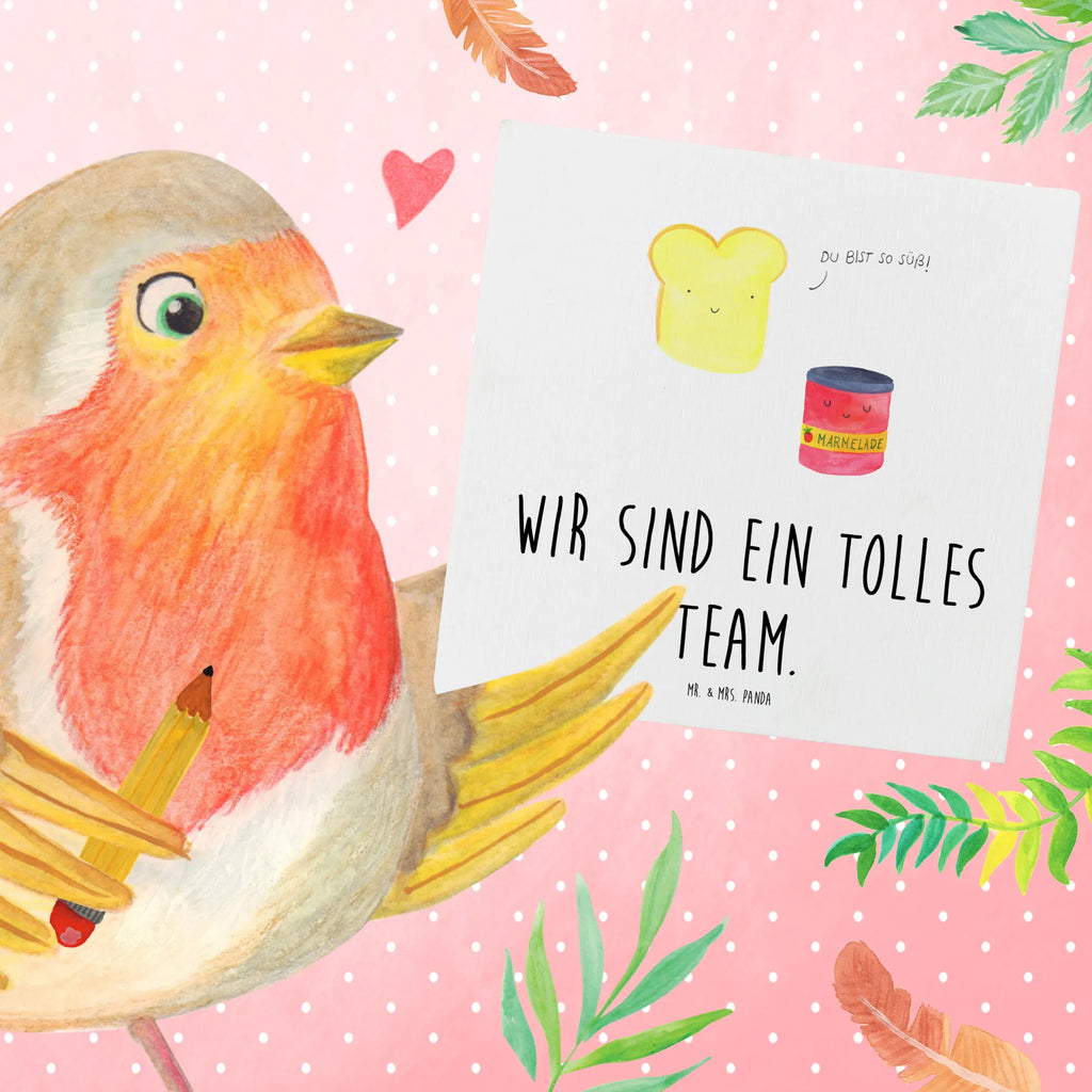 Deluxe Karte Toast Marmelade Hochwertige Klappkarte, Einladungskarte, Hochzeitskarte, Grußkarte, Glückwunschkarte, Geburtstagskarte, Klappkarte, Karte, Hochwertige Grußkarte, Tiermotive, Gute Laune, lustige Sprüche, Tiere, Toast, Küche Spruch, Küche Deko, Frühstück Einladung, süß, süße Postkarte, Dreamteam, Marmelade, Brot, Toastbrot