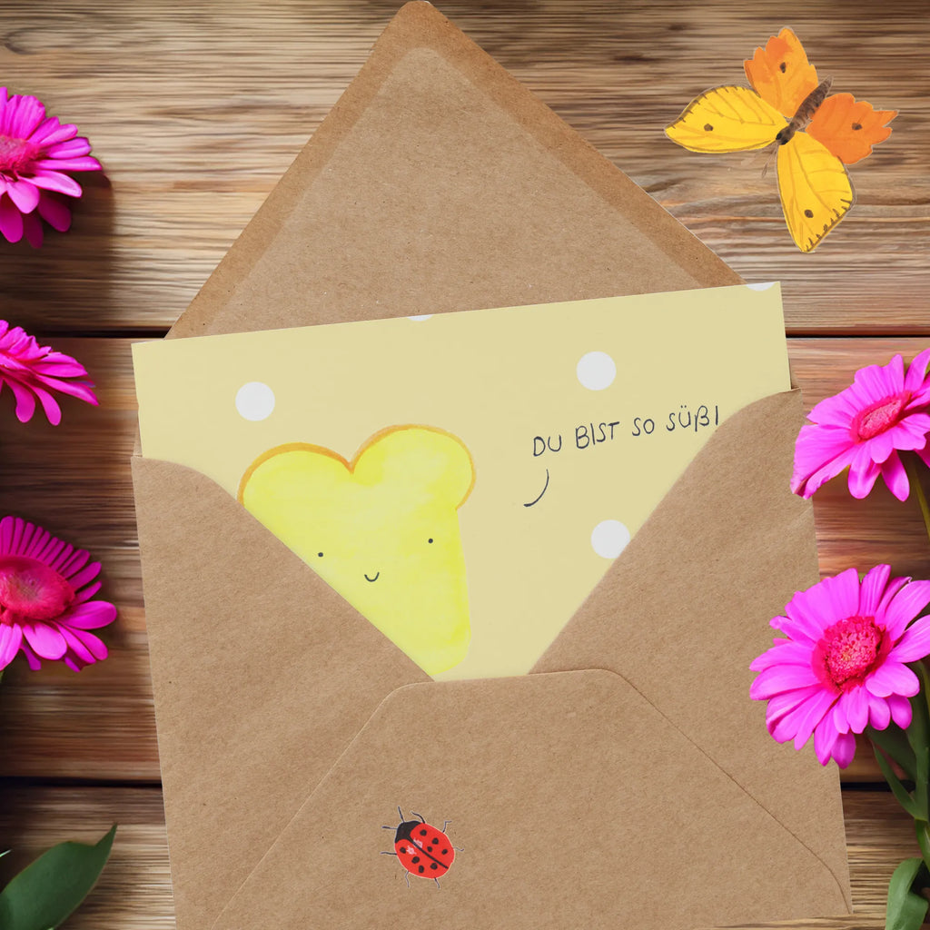 Deluxe Karte Toast Marmelade Hochwertige Klappkarte, Einladungskarte, Hochzeitskarte, Grußkarte, Glückwunschkarte, Geburtstagskarte, Klappkarte, Karte, Hochwertige Grußkarte, Tiermotive, Gute Laune, lustige Sprüche, Tiere, Toast, Küche Spruch, Küche Deko, Frühstück Einladung, süß, süße Postkarte, Dreamteam, Marmelade, Brot, Toastbrot