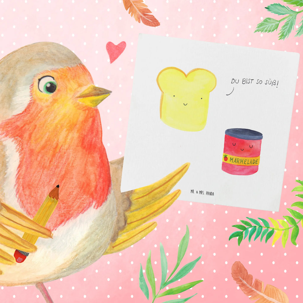 Deluxe Karte Toast Marmelade Hochwertige Klappkarte, Einladungskarte, Hochzeitskarte, Grußkarte, Glückwunschkarte, Geburtstagskarte, Klappkarte, Karte, Hochwertige Grußkarte, Tiermotive, Gute Laune, lustige Sprüche, Tiere, Toast, Küche Spruch, Küche Deko, Frühstück Einladung, süß, süße Postkarte, Dreamteam, Marmelade, Brot, Toastbrot