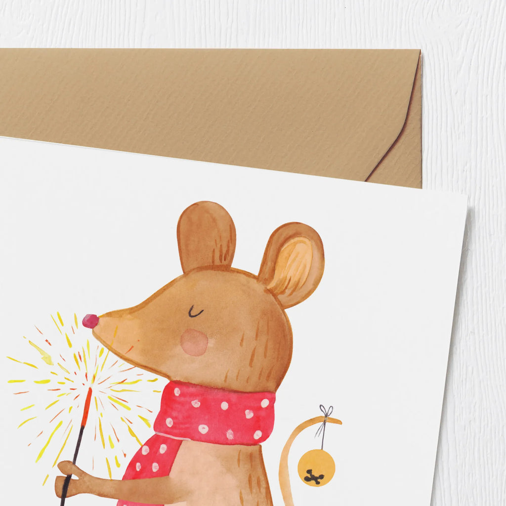 Deluxe Karte Maus Weihnachten Karte, Glückwunschkarte, Geburtstagskarte, Hochwertige Klappkarte, Einladungskarte, Hochwertige Grußkarte, Hochzeitskarte, Grußkarte, Klappkarte, Winter, Weihnachten, Weihnachtsdeko, Nikolaus, Advent, Heiligabend, Wintermotiv, Maus, Weihnachtsgruß, Weihnachtswunder, Mäuschen, Weihnachtsmotiv, Frohe Weihnachten