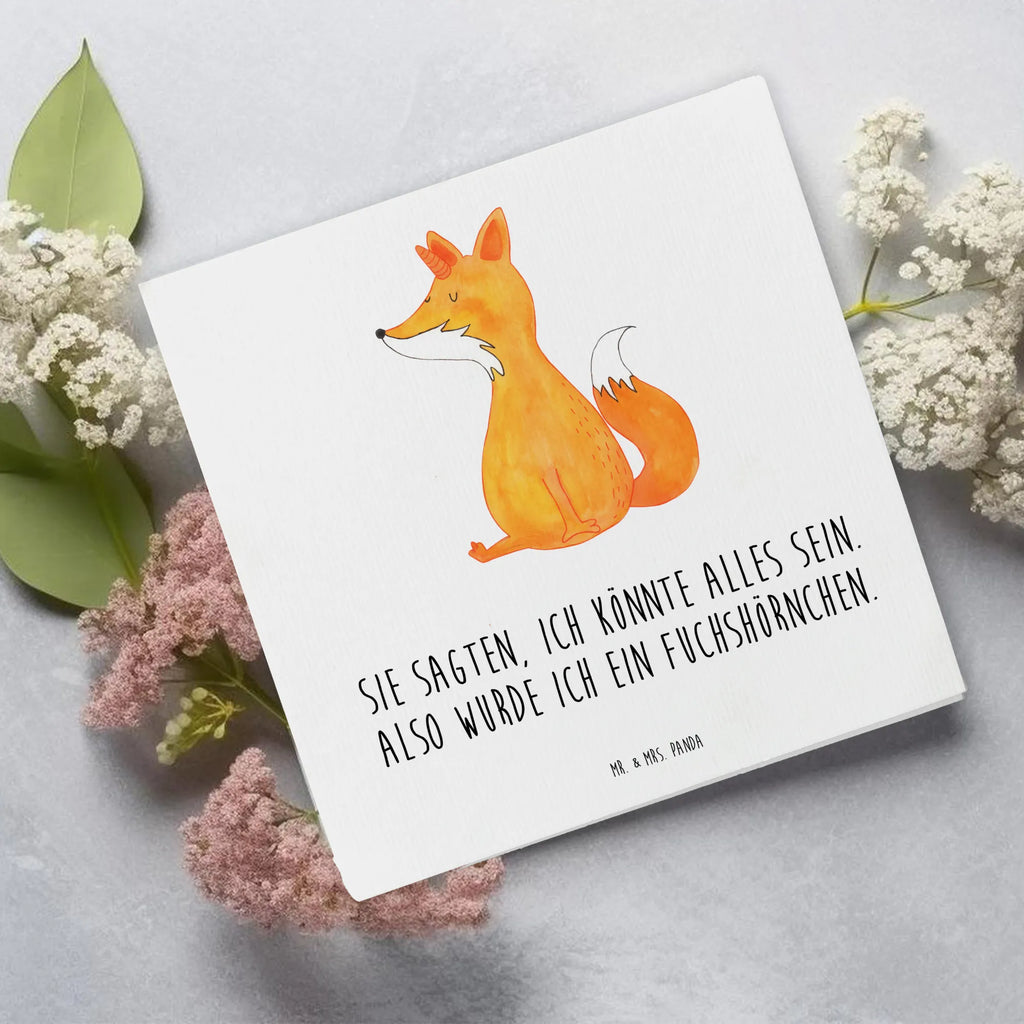 Deluxe Card unicorn Fox Hochwertige Klappkarte, Grußkarte, Hochzeitskarte, Glückwunschkarte, Einladungskarte, Hochwertige Grußkarte, Karte, Geburtstagskarte, Klappkarte, Einhorn, Einhörner, Einhorn Deko, Unicorn, Unicorns, Füchse, Fuchshorn, Fuchs, Fuchshörnchen, Foxycorn