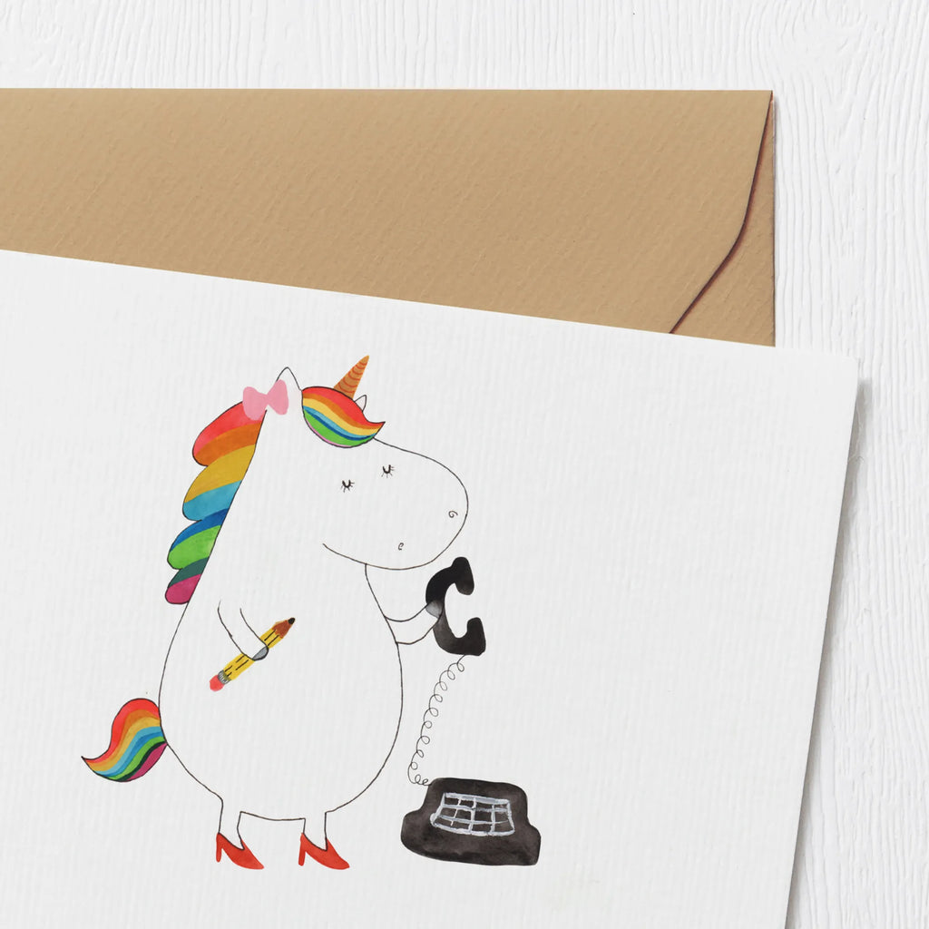 Deluxe Card unicorn secretary Grußkarte, Glückwunschkarte, Einladungskarte, Klappkarte, Hochwertige Klappkarte, Hochzeitskarte, Karte, Hochwertige Grußkarte, Geburtstagskarte, Einhorn, Einhörner, Einhorn Deko, Unicorn, Rechtsanwältin, Büro, Bürohilfe, Steuerkanzlei, Bürokraft, Steuerbüro, Rechtsanwaltsgehilfin, Sekretärin