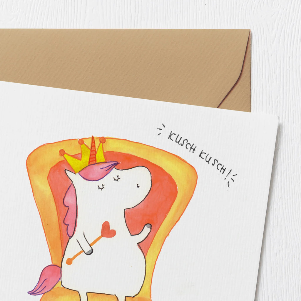 Deluxe Card unicorn king Karte, Einladungskarte, Geburtstagskarte, Hochwertige Klappkarte, Klappkarte, Glückwunschkarte, Hochwertige Grußkarte, Hochzeitskarte, Grußkarte, Einhorn, Einhörner, Einhorn Deko, Unicorn, Herrscher, Krone, König, Präsident, Prinzessin, Bundeskanzler, Kaiser