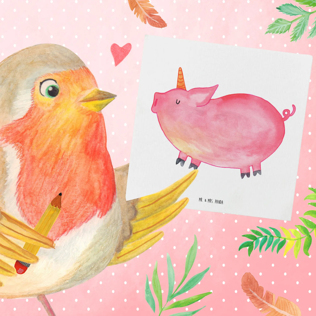 Deluxe Karte Einhorn Schwein Glückwunschkarte, Hochzeitskarte, Karte, Einladungskarte, Hochwertige Grußkarte, Geburtstagskarte, Grußkarte, Klappkarte, Hochwertige Klappkarte, Einhorn, Einhörner, Einhorn Deko, Unicorn, Bauer, Spaß, funny, witzig. lustig, Piggy, Spruch, geschenk, english, Schweinhorn, Schwein, Pig, Party, englisch