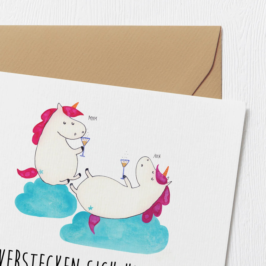 Deluxe Card unicorn sparkling wine Einladungskarte, Geburtstagskarte, Glückwunschkarte, Hochwertige Klappkarte, Karte, Hochzeitskarte, Hochwertige Grußkarte, Grußkarte, Klappkarte, Einhorn, Einhörner, Einhorn Deko, Unicorn, BFF, Sekt, Korken, Freundinnen, Party, Mädelsabend, Freundin, Anstoßen, Spaß, Beste