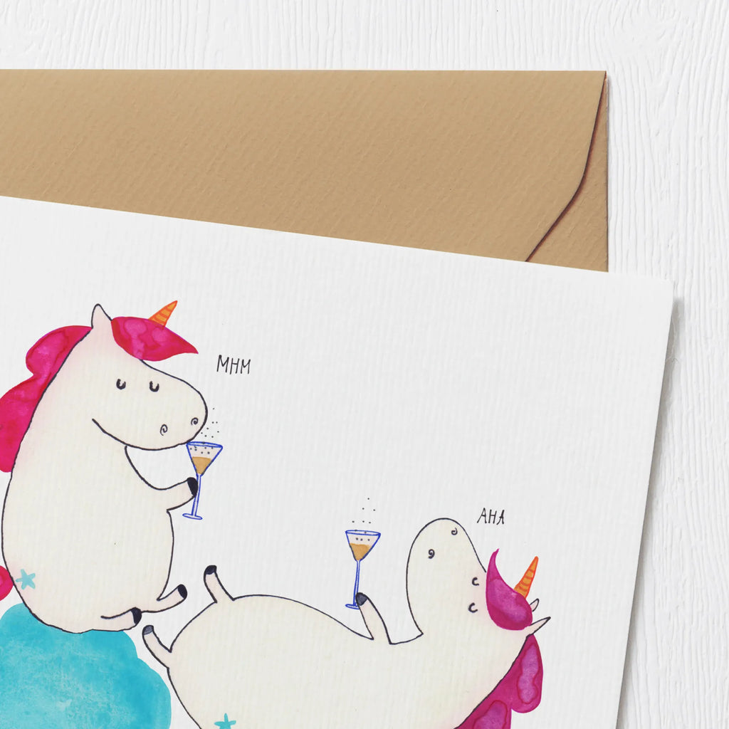 Deluxe Card unicorn sparkling wine Einladungskarte, Geburtstagskarte, Glückwunschkarte, Hochwertige Klappkarte, Karte, Hochzeitskarte, Hochwertige Grußkarte, Grußkarte, Klappkarte, Einhorn, Einhörner, Einhorn Deko, Unicorn, BFF, Sekt, Korken, Freundinnen, Party, Mädelsabend, Freundin, Anstoßen, Spaß, Beste