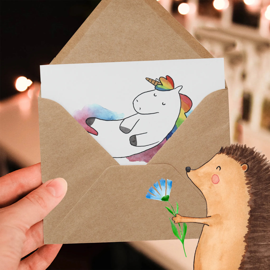 Deluxe Card unicorn cloud 7 Hochzeitskarte, Einladungskarte, Geburtstagskarte, Hochwertige Klappkarte, Karte, Klappkarte, Hochwertige Grußkarte, Grußkarte, Glückwunschkarte, Einhorn, Einhörner, Einhorn Deko, Unicorn, lustig, Lächeln, Geschenk, witzig, verliebt, Glaube, Realität, Menschen