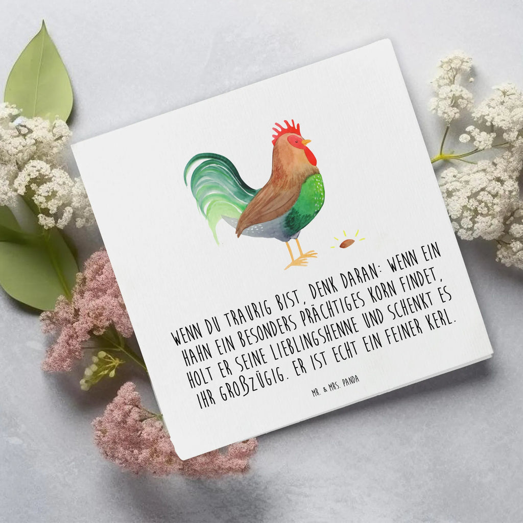Deluxe Karte Hahn Korn Karte, Glückwunschkarte, Grußkarte, Geburtstagskarte, Hochwertige Klappkarte, Klappkarte, Hochwertige Grußkarte, Einladungskarte, Hochzeitskarte, Bauernhof, Hoftiere, Landwirt, Landwirtin, Korn, Natur, Hahn, Eier, Henne