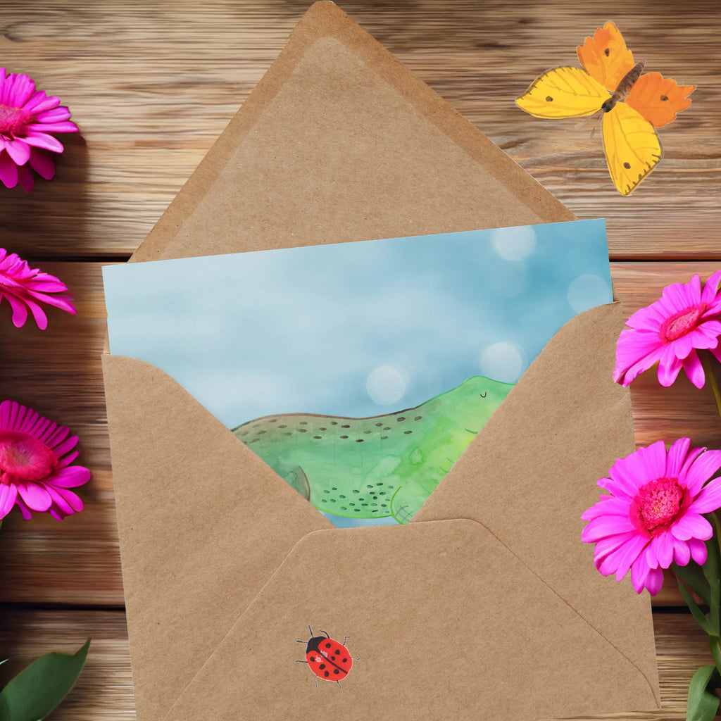 Deluxe Card Crocodile Geburtstagskarte, Grußkarte, Glückwunschkarte, Karte, Hochwertige Grußkarte, Hochzeitskarte, Hochwertige Klappkarte, Einladungskarte, Klappkarte, Meerestiere, Meer, Urlaub, Reiselust, beste Freundin, Krokodile, Freundin, Krokodil, Abenteuerlust, Lieblingsmensch, spontan sein, verrückt sein