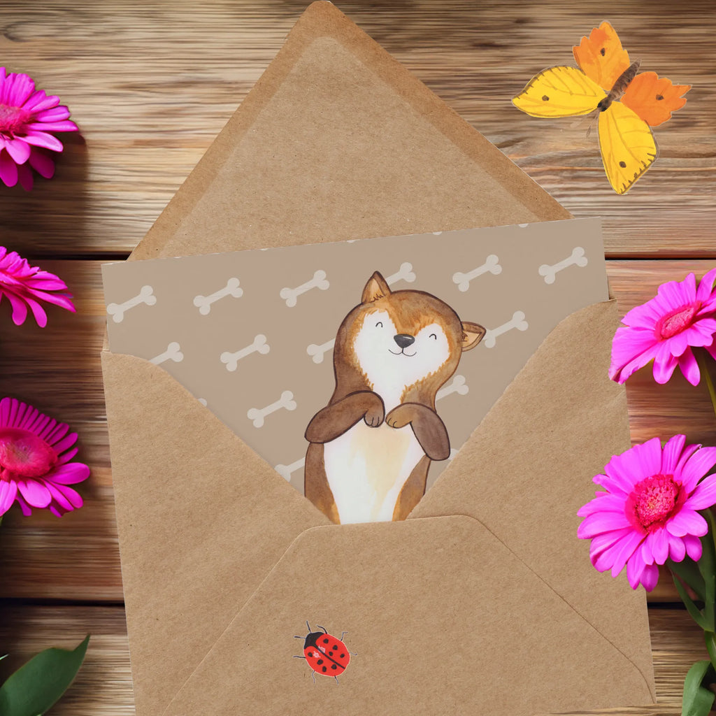 Deluxe Karte Hund Streicheln Klappkarte, Glückwunschkarte, Grußkarte, Hochwertige Klappkarte, Einladungskarte, Hochzeitskarte, Hochwertige Grußkarte, Geburtstagskarte, Karte, Hund, Hundemotiv, Haustier, Hunderasse, Tierliebhaber, Hundebesitzer, Sprüche, Bauchkraulen, Hunde, Hundeliebe, Hundewelpe