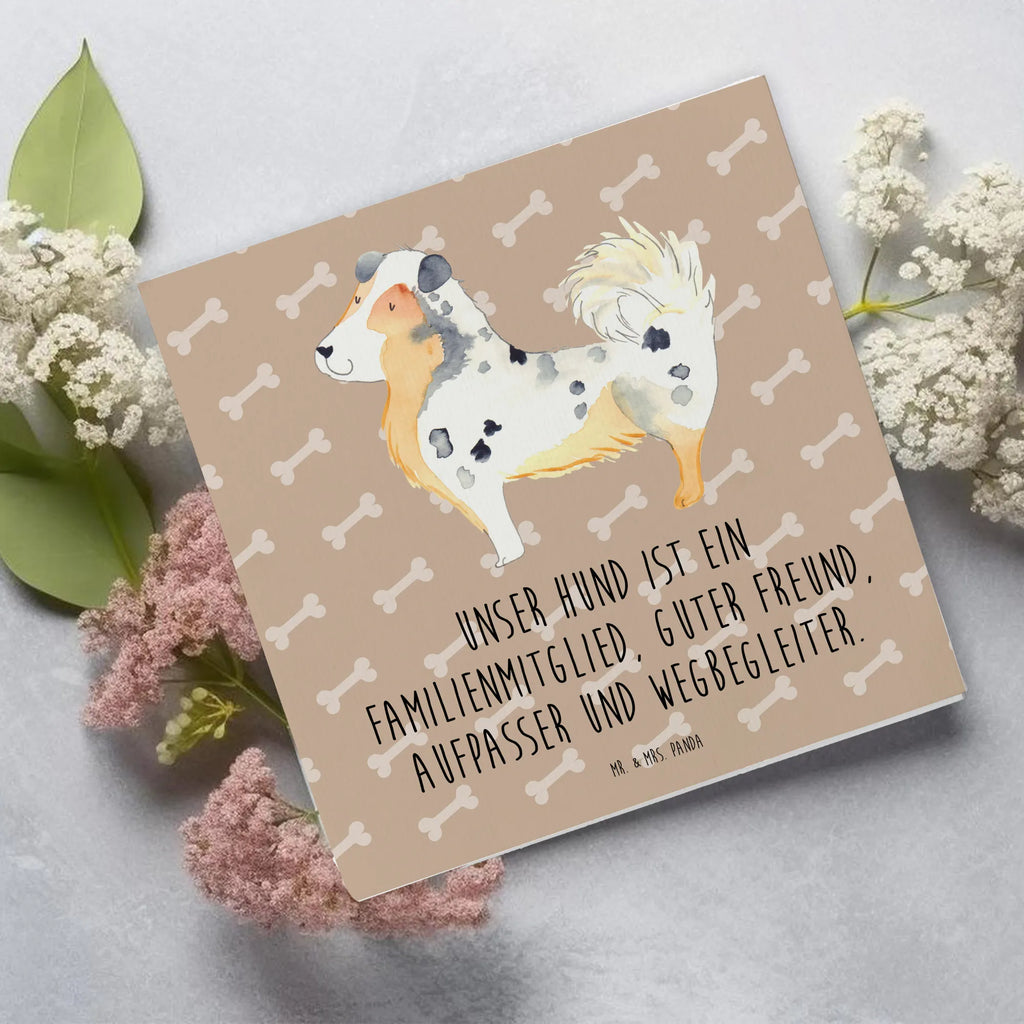 Deluxe Karte Hund Australien Shepherd Geburtstagskarte, Klappkarte, Hochwertige Klappkarte, Grußkarte, Glückwunschkarte, Karte, Einladungskarte, Hochzeitskarte, Hochwertige Grußkarte, Hund, Hundemotiv, Haustier, Hunderasse, Tierliebhaber, Hundebesitzer, Sprüche, Shepherd, Familienhund, Australien Shepherd, Hundeliebe, Spruch