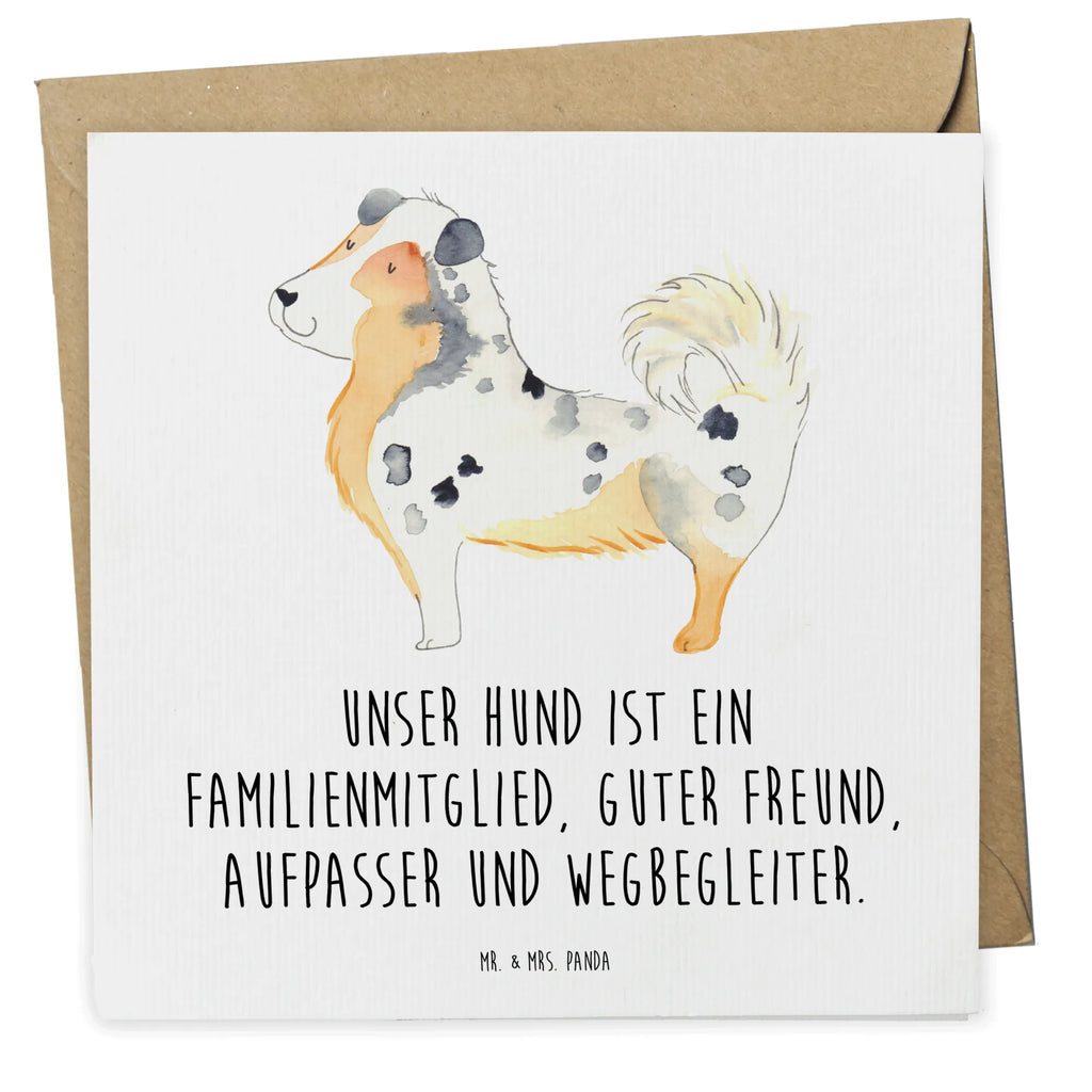 Deluxe Karte Hund Australien Shepherd Geburtstagskarte, Klappkarte, Hochwertige Klappkarte, Grußkarte, Glückwunschkarte, Karte, Einladungskarte, Hochzeitskarte, Hochwertige Grußkarte, Hund, Hundemotiv, Haustier, Hunderasse, Tierliebhaber, Hundebesitzer, Sprüche, Shepherd, Familienhund, Australien Shepherd, Hundeliebe, Spruch