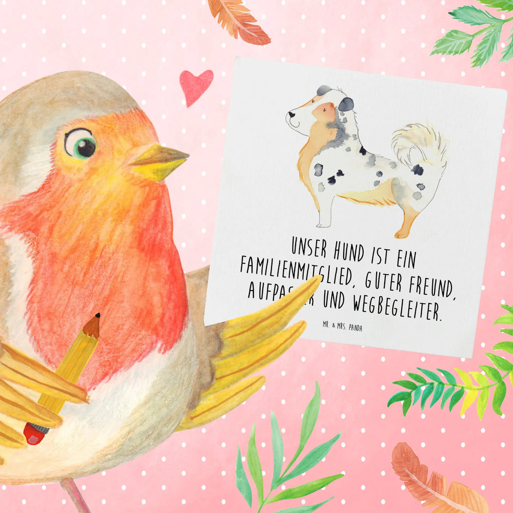 Deluxe Karte Hund Australien Shepherd Geburtstagskarte, Klappkarte, Hochwertige Klappkarte, Grußkarte, Glückwunschkarte, Karte, Einladungskarte, Hochzeitskarte, Hochwertige Grußkarte, Hund, Hundemotiv, Haustier, Hunderasse, Tierliebhaber, Hundebesitzer, Sprüche, Shepherd, Familienhund, Australien Shepherd, Hundeliebe, Spruch