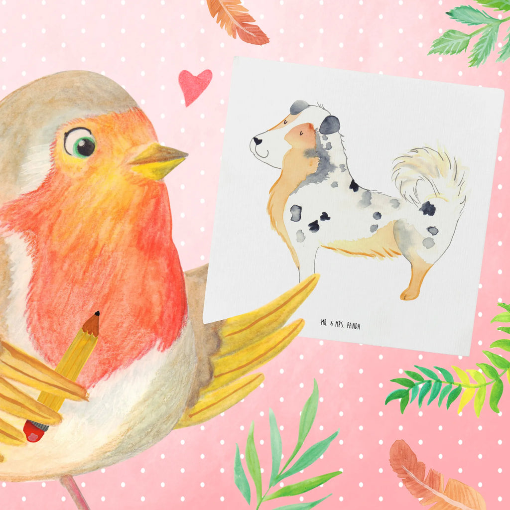 Deluxe Karte Hund Australien Shepherd Geburtstagskarte, Klappkarte, Hochwertige Klappkarte, Grußkarte, Glückwunschkarte, Karte, Einladungskarte, Hochzeitskarte, Hochwertige Grußkarte, Hund, Hundemotiv, Haustier, Hunderasse, Tierliebhaber, Hundebesitzer, Sprüche, Shepherd, Familienhund, Australien Shepherd, Hundeliebe, Spruch