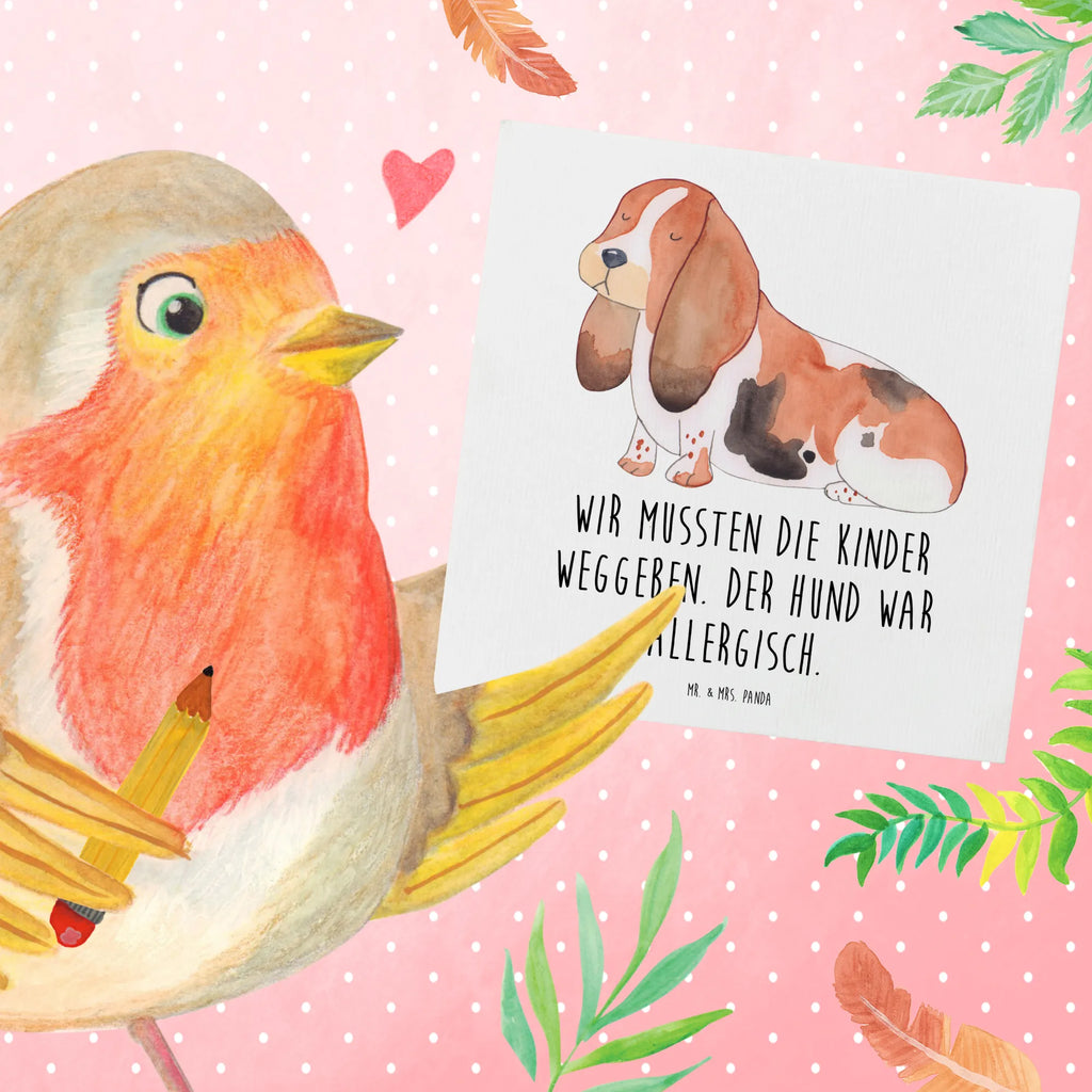 Deluxe Karte Hund Basset Hound Geburtstagskarte, Karte, Hochzeitskarte, Glückwunschkarte, Einladungskarte, Grußkarte, Hochwertige Grußkarte, Klappkarte, Hochwertige Klappkarte, Hund, Hundemotiv, Haustier, Hunderasse, Tierliebhaber, Hundebesitzer, Sprüche, Basset, Hundeliebe, kinderlos, Basset Hound