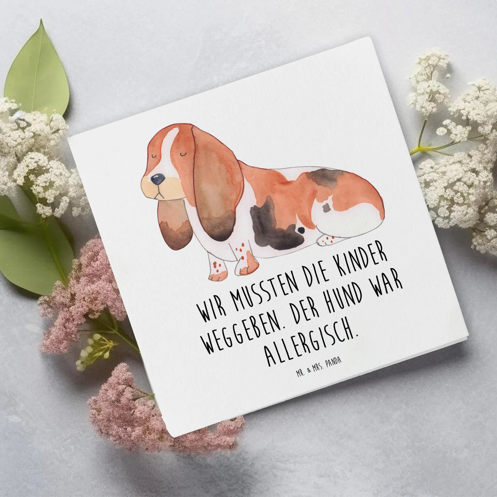 Deluxe Karte Hund Basset Hound Geburtstagskarte, Karte, Hochzeitskarte, Glückwunschkarte, Einladungskarte, Grußkarte, Hochwertige Grußkarte, Klappkarte, Hochwertige Klappkarte, Hund, Hundemotiv, Haustier, Hunderasse, Tierliebhaber, Hundebesitzer, Sprüche, Basset, Hundeliebe, kinderlos, Basset Hound