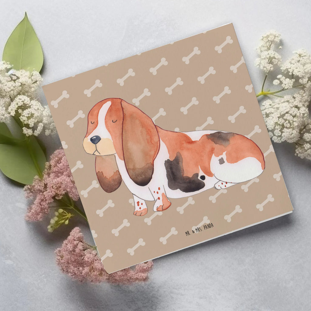Deluxe Karte Hund Basset Hound Geburtstagskarte, Karte, Hochzeitskarte, Glückwunschkarte, Einladungskarte, Grußkarte, Hochwertige Grußkarte, Klappkarte, Hochwertige Klappkarte, Hund, Hundemotiv, Haustier, Hunderasse, Tierliebhaber, Hundebesitzer, Sprüche, Basset, Hundeliebe, kinderlos, Basset Hound