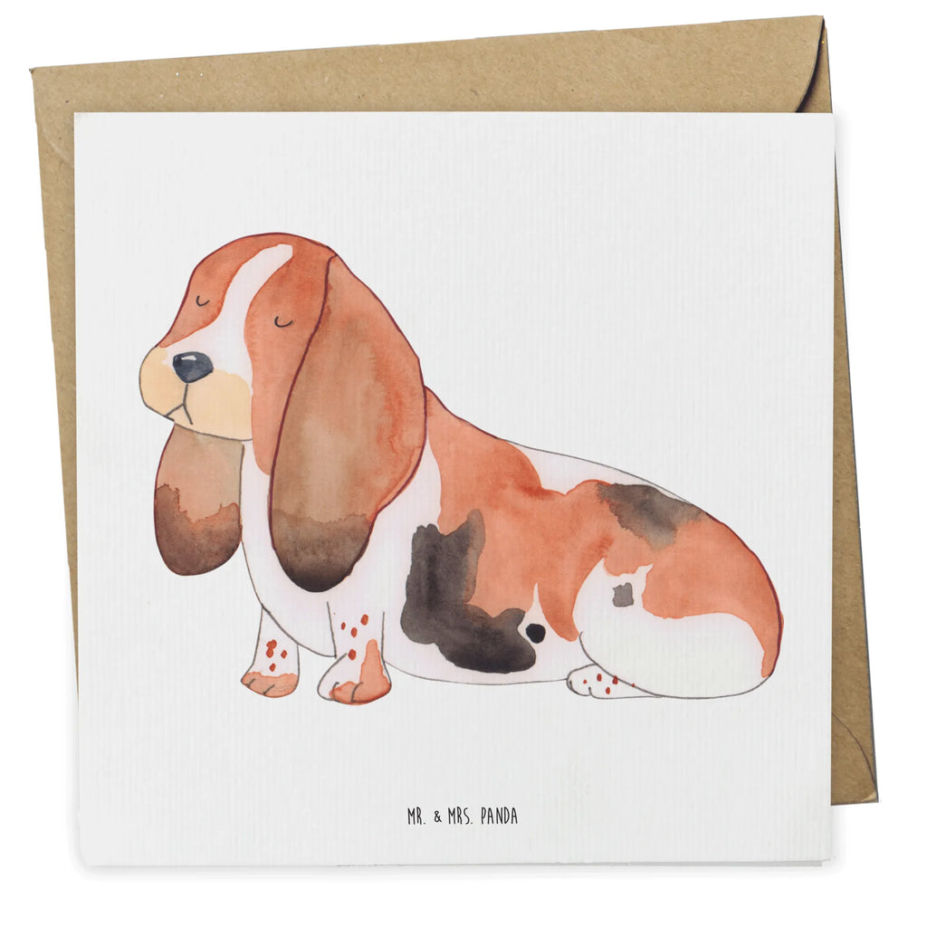 Deluxe Karte Hund Basset Hound Geburtstagskarte, Karte, Hochzeitskarte, Glückwunschkarte, Einladungskarte, Grußkarte, Hochwertige Grußkarte, Klappkarte, Hochwertige Klappkarte, Hund, Hundemotiv, Haustier, Hunderasse, Tierliebhaber, Hundebesitzer, Sprüche, Basset, Hundeliebe, kinderlos, Basset Hound