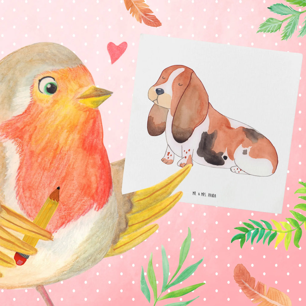 Deluxe Karte Hund Basset Hound Geburtstagskarte, Karte, Hochzeitskarte, Glückwunschkarte, Einladungskarte, Grußkarte, Hochwertige Grußkarte, Klappkarte, Hochwertige Klappkarte, Hund, Hundemotiv, Haustier, Hunderasse, Tierliebhaber, Hundebesitzer, Sprüche, Basset, Hundeliebe, kinderlos, Basset Hound