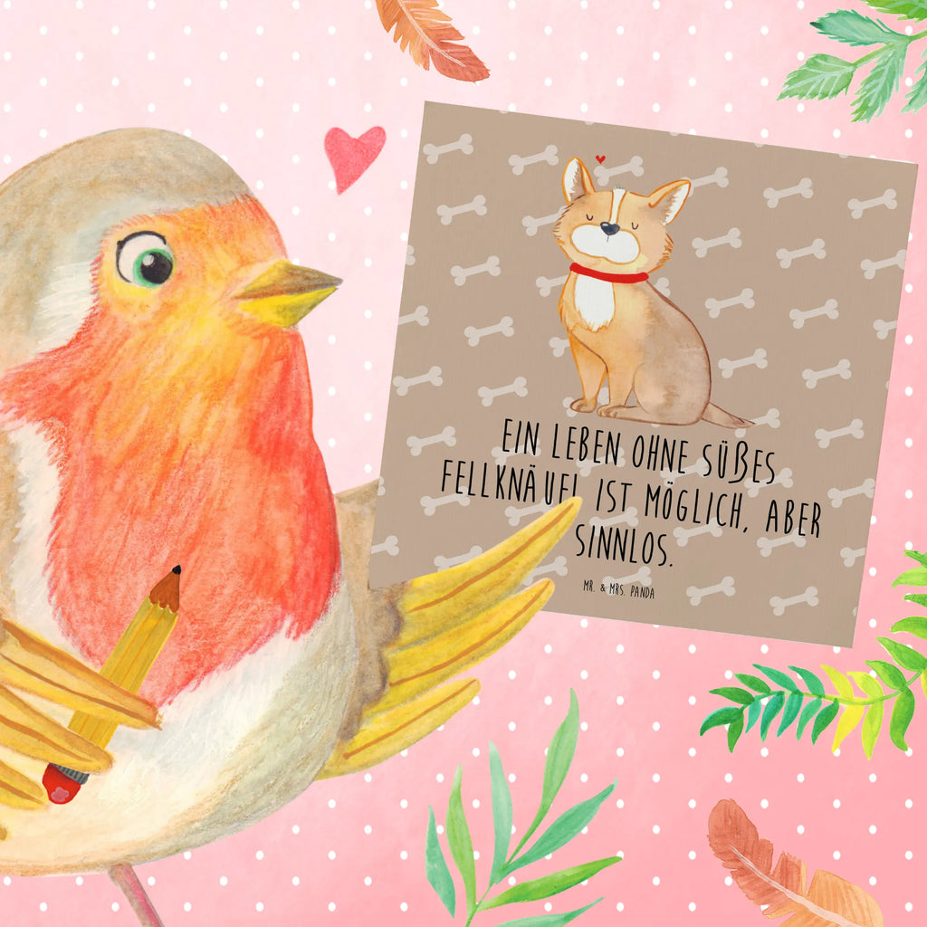 Deluxe Karte Hund Glück Karte, Einladungskarte, Geburtstagskarte, Hochwertige Klappkarte, Hochwertige Grußkarte, Grußkarte, Glückwunschkarte, Klappkarte, Hochzeitskarte, Hund, Hundemotiv, Haustier, Hunderasse, Tierliebhaber, Hundebesitzer, Sprüche, Liebe, Spruch, Hundeliebe, Corgie, Hundemama