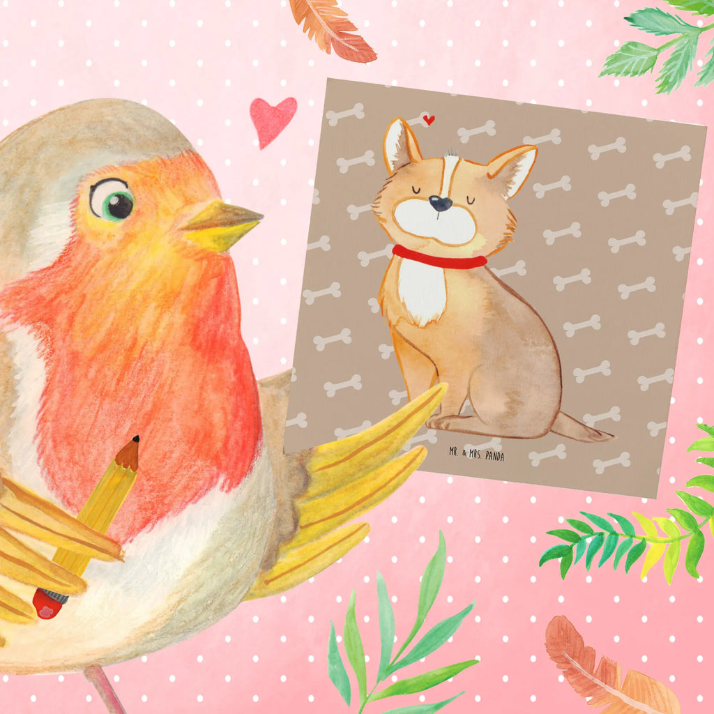 Deluxe Karte Hund Glück Karte, Einladungskarte, Geburtstagskarte, Hochwertige Klappkarte, Hochwertige Grußkarte, Grußkarte, Glückwunschkarte, Klappkarte, Hochzeitskarte, Hund, Hundemotiv, Haustier, Hunderasse, Tierliebhaber, Hundebesitzer, Sprüche, Liebe, Spruch, Hundeliebe, Corgie, Hundemama