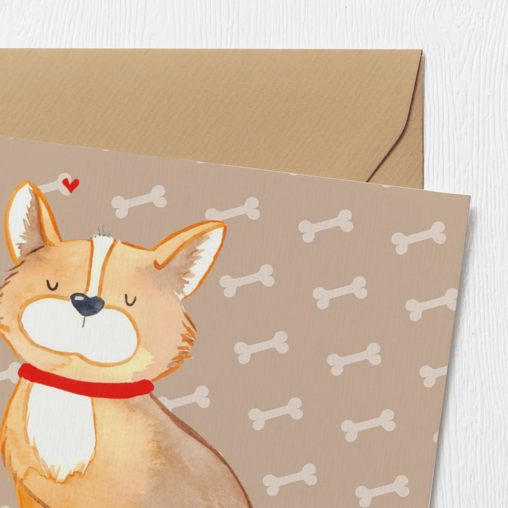 Deluxe Karte Hund Glück Karte, Einladungskarte, Geburtstagskarte, Hochwertige Klappkarte, Hochwertige Grußkarte, Grußkarte, Glückwunschkarte, Klappkarte, Hochzeitskarte, Hund, Hundemotiv, Haustier, Hunderasse, Tierliebhaber, Hundebesitzer, Sprüche, Liebe, Spruch, Hundeliebe, Corgie, Hundemama