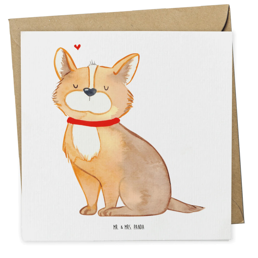 Deluxe Karte Hund Glück Karte, Einladungskarte, Geburtstagskarte, Hochwertige Klappkarte, Hochwertige Grußkarte, Grußkarte, Glückwunschkarte, Klappkarte, Hochzeitskarte, Hund, Hundemotiv, Haustier, Hunderasse, Tierliebhaber, Hundebesitzer, Sprüche, Liebe, Spruch, Hundeliebe, Corgie, Hundemama